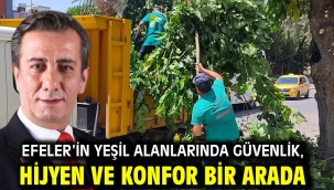 EFELER'İN YEŞİL ALANLARINDA GÜVENLİK, HİJYEN VE KONFOR BİR ARADA