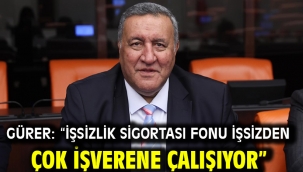 Gürer: "İşsizlik Sigortası Fonu işsizden çok işverene çalışıyor"