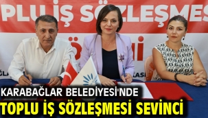 Karabağlar Belediyesi'nde toplu iş sözleşmesi sevinci