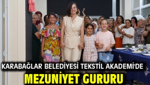 Karabağlar Belediyesi Tekstil Akademi'de Mezuniyet Gururu