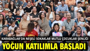 Karabağlar'da Neşeli Sokaklar Mutlu Çocuklar Şenliği yoğun katılımla başladı