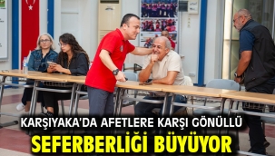 Karşıyaka'da afetlere karşı gönüllü seferberliği büyüyor