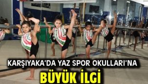Karşıyaka'da Yaz Spor Okulları'na büyük ilgi  