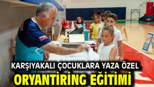 Karşıyakalı çocuklara yaza özel oryantiring eğitimi
