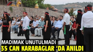 Madımak Unutulmadı 35 Can Karabağlar 'da Anıldı