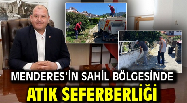 Menderes'in Sahil Bölgesinde Atık Seferberliği