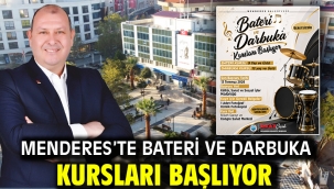 Menderes'te Bateri ve Darbuka Kursları Başlıyor