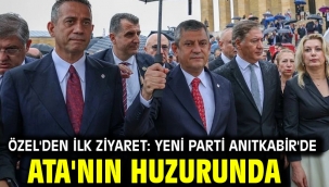 Özel'den ilk ziyaret: Yeni Parti Anıtkabir'de Ata'nın huzurunda