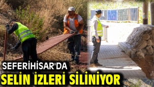 Seferihisar'da selin izleri siliniyor