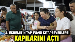8. Edremit Kitap Fuarı Kitapseverlere kapılarını açtı