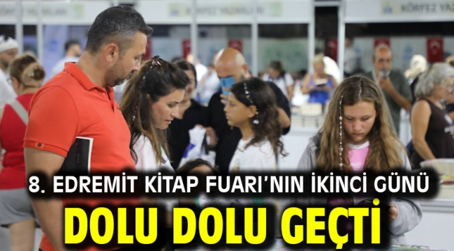 8. Edremit Kitap Fuarı'nın ikinci günü dolu dolu geçti
