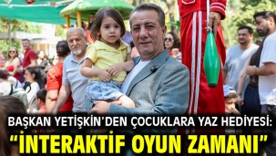 BAŞKAN YETİŞKİN'DEN ÇOCUKLARA YAZ HEDİYESİ: "İNTERAKTİF OYUN ZAMANI"