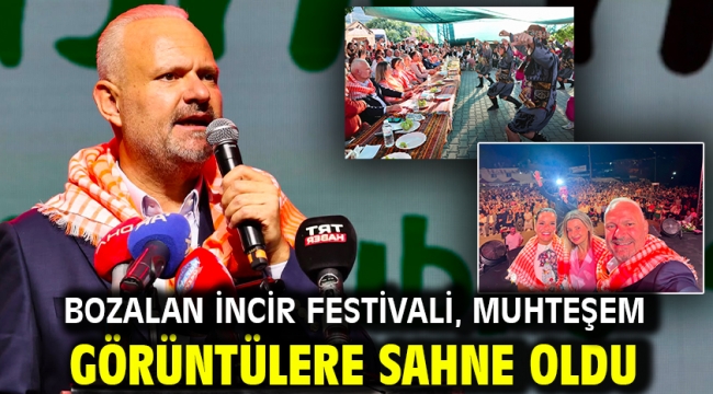 Bozalan İncir Festivali, muhteşem görüntülere sahne oldu