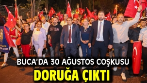 Buca'da 30 Ağustos coşkusu doruğa çıktı
