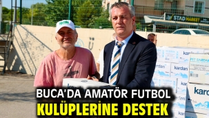 Buca'da amatör futbol kulüplerine destek