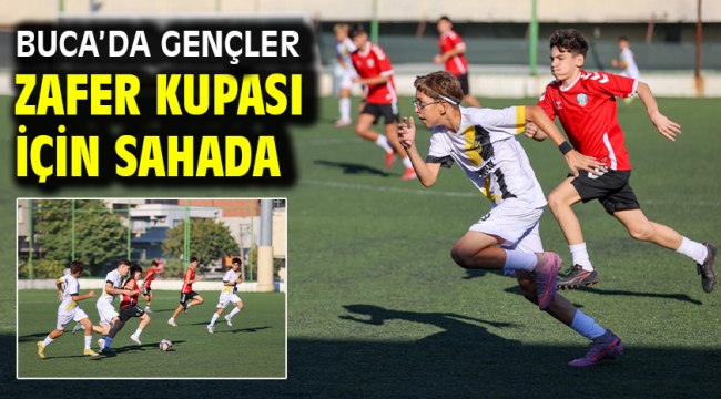 Buca'da gençler Zafer Kupası için sahada