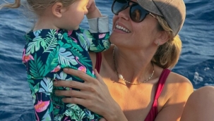 Burcu Biricik'in aile tatili