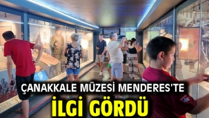 Çanakkale Müzesi Menderes'te İlgi Gördü