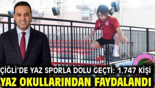 Çiğli'de Yaz Sporla Dolu Geçti: 1.747 Kişi Yaz Okullarından Faydalandı
