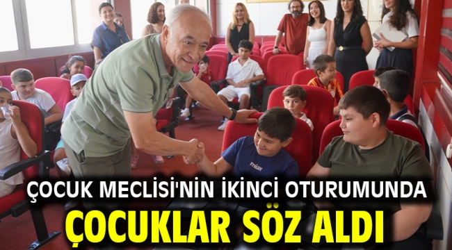 Çocuk Meclisi'nin ikinci oturumunda çocuklar söz aldı