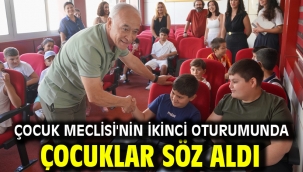 Çocuk Meclisi'nin ikinci oturumunda çocuklar söz aldı