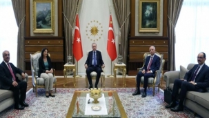 Cumhurbaşkanı Erdoğan DEM Parti heyeti ile görüştü