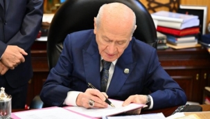 Devlet Bahçeli, çerçeve yasa teklifini imzaladı