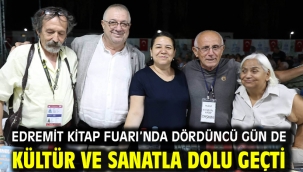 Edremit Kitap Fuarı'nda dördüncü gün de kültür ve sanatla dolu geçti