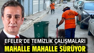 EFELER'DE TEMİZLİK ÇALIŞMALARI MAHALLE MAHALLE SÜRÜYOR