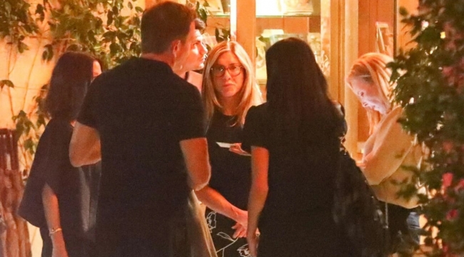 'Friends' oyuncuları akşam yemeğinde buluştu!