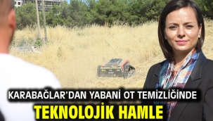 Karabağlar'dan yabani ot temizliğinde teknolojik hamle