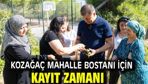 Kozağaç Mahalle Bostanı için kayıt zamanı