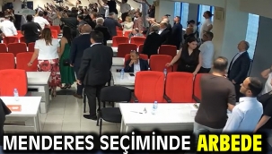 Menderes seçiminde arbede