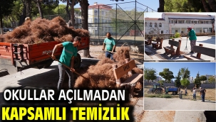 Okullar açılmadan kapsamlı temizlik