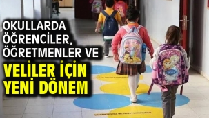 Okullarda öğrenciler, öğretmenler ve veliler için yeni dönem