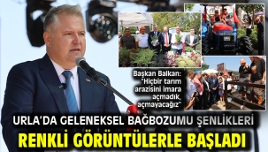 Urla'da Geleneksel Bağbozumu Şenlikleri Renkli Görüntülerle Başladı