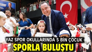 Yaz Spor Okullarında 5 Bin Çocuk Sporla Buluştu