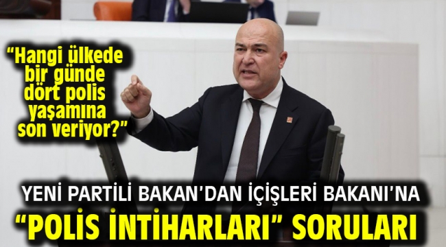 YENİ Partili Bakan'dan İçişleri Bakanı'na "Polis intiharları" soruları
