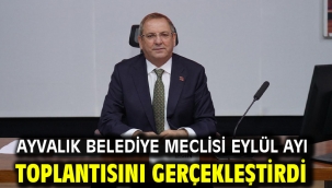 AYVALIK BELEDİYE MECLİSİ EYLÜL AYI TOPLANTISINI GERÇEKLEŞTİRDİ