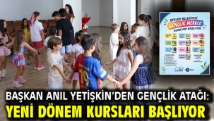 BAŞKAN ANIL YETİŞKİN'DEN GENÇLİK ATAĞI: YENİ DÖNEM KURSLARI BAŞLIYOR