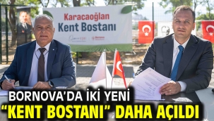 Bornova'da iki yeni "Kent Bostanı" daha açıldı