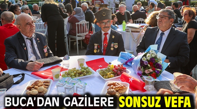 Buca'dan gazilere sonsuz vefa