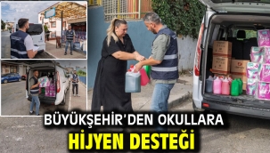 Büyükşehir'den okullara hijyen desteği