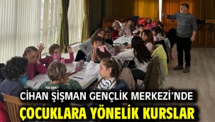 Cihan Şişman Gençlik Merkezi'nde çocuklara yönelik kurslar