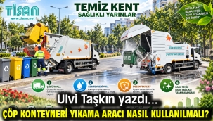 ÇÖP KONTEYNERİ YIKAMA ARACI NASIL KULLANILMALI?