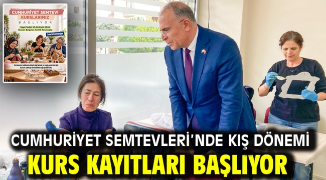 Cumhuriyet Semtevleri'nde kış dönemi kurs kayıtları başlıyor