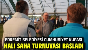 Edremit Belediyesi Cumhuriyet Kupası Halı Saha Turnuvası başladı