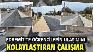 Edremit'te öğrencilerin ulaşımını kolaylaştıran çalışma
