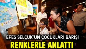 Efes Selçuk'un Çocukları Barışı Renklerle Anlattı