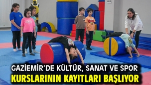 Gaziemir'de kültür, sanat ve spor kurslarının kayıtları başlıyor
